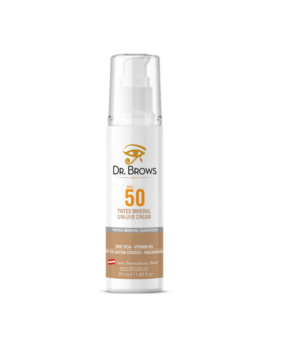 SPF 50 Tinted Mineral Cream 50ml – Tone-Equalizing, Non-Comedogenic